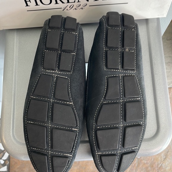 Mercanti Fiorentini Navy & Lavender Driving Moccasin - Picture 8 of 9